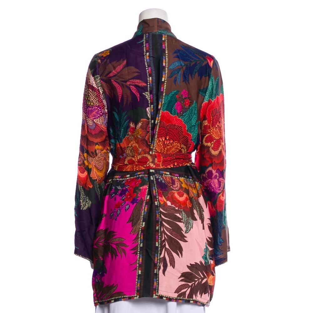 Farm Rio Flower Scarves Robe - Picture 3 of 4